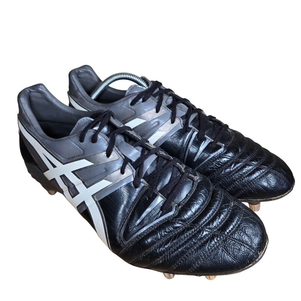 ASICS Men's GEL-Lethal Tight 5 Soccer Shoe Men's Sized 12 Black Gray